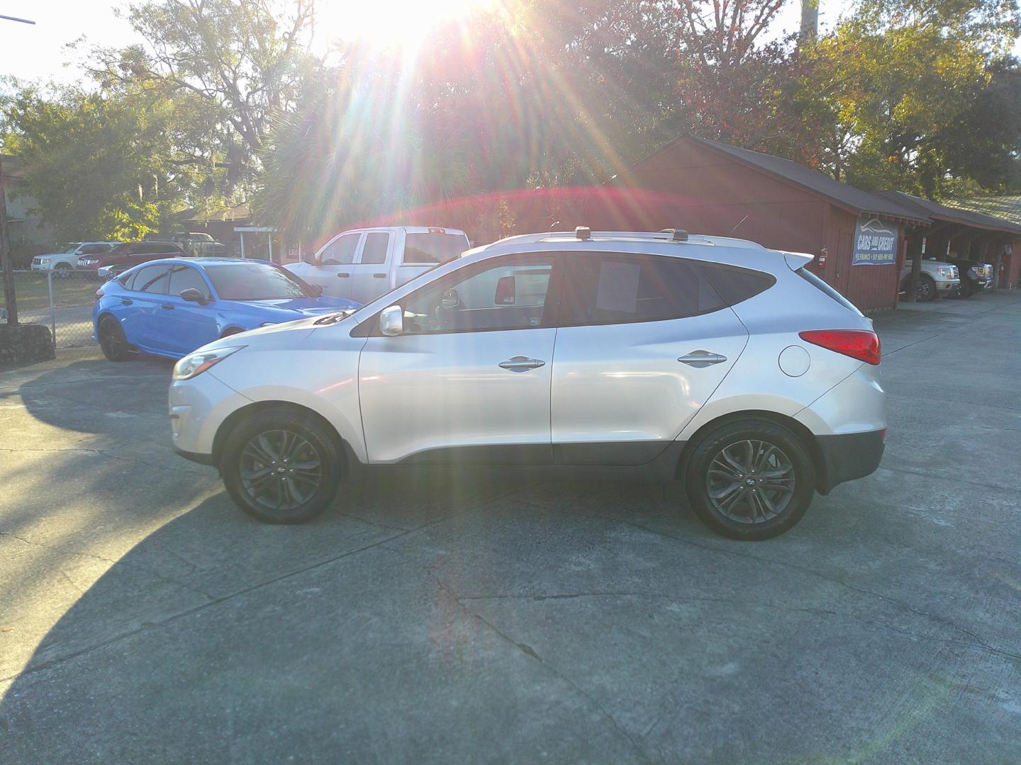 2014 SILVER HYUNDAI TUCSON LIMITED; SE (KM8JU3AG4EU) , located at 390 Hansen Avenue, Orange Park, FL, 32065, (904) 276-7933, 30.130497, -81.787529 - Photo#1